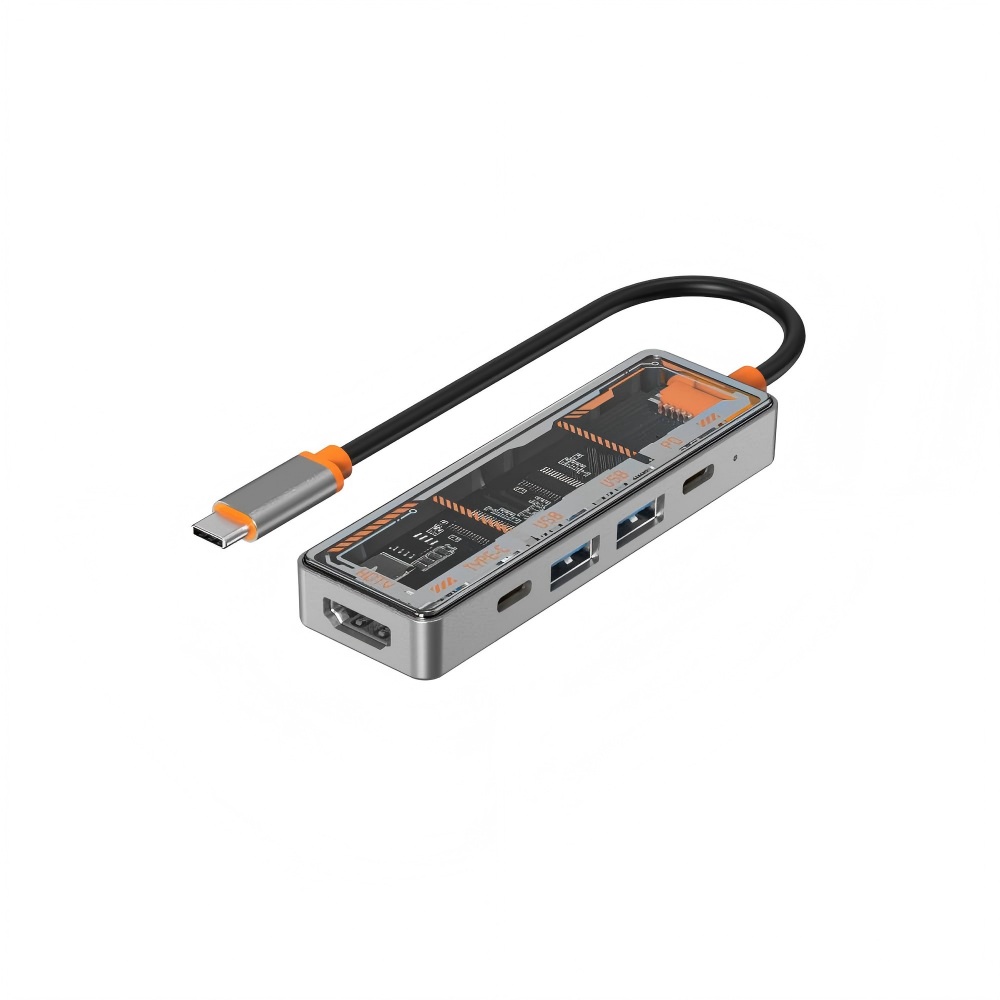 SH-021 5in1-67 透明款HUB