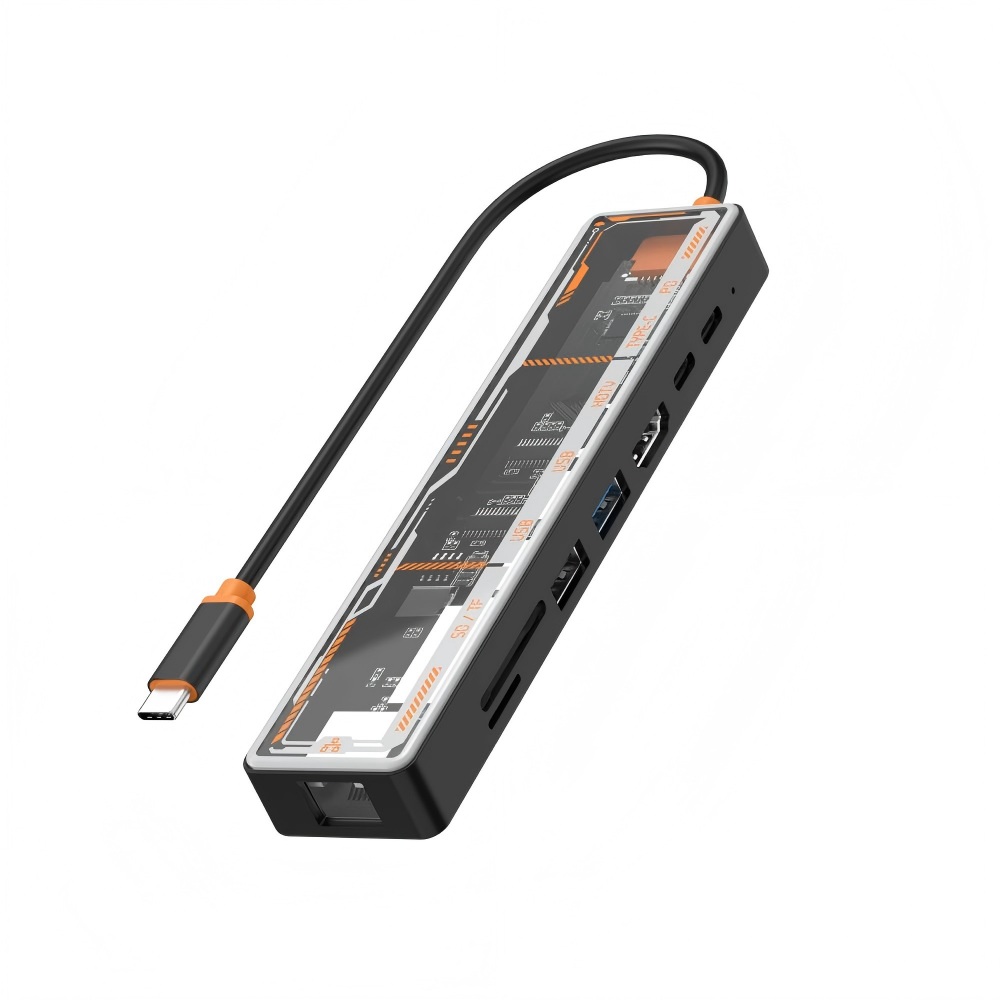 SH-023 8in1-27 透明款HUB